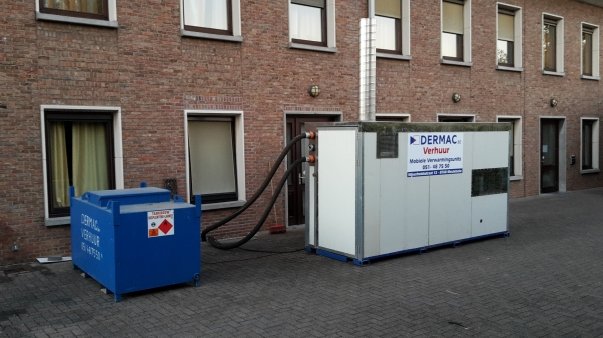 Mobiele C.V. verwarming